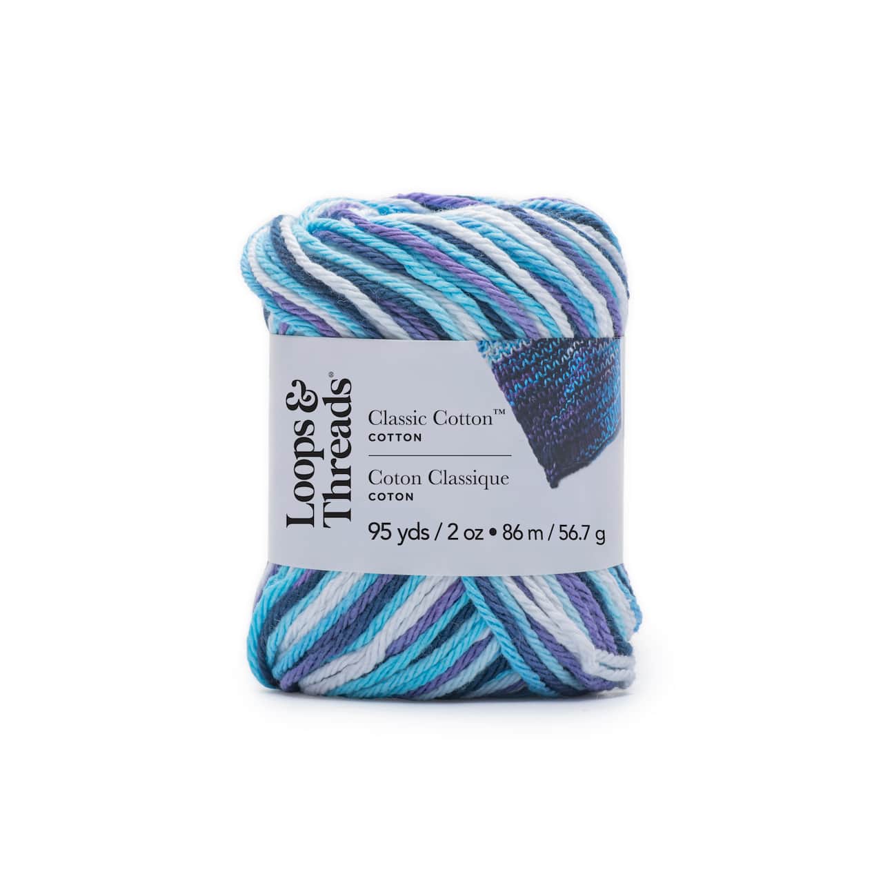 18 Pack: Classic Cotton™ Patterned Yarn by Loops & Threads®